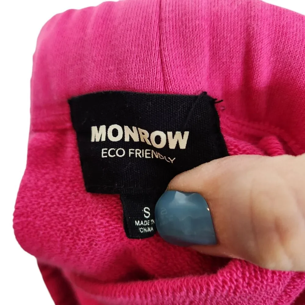 MONROW Skirt Womens Small Pink Pleated Tennis Skirt Pull‎ On Mini Soft Flounce